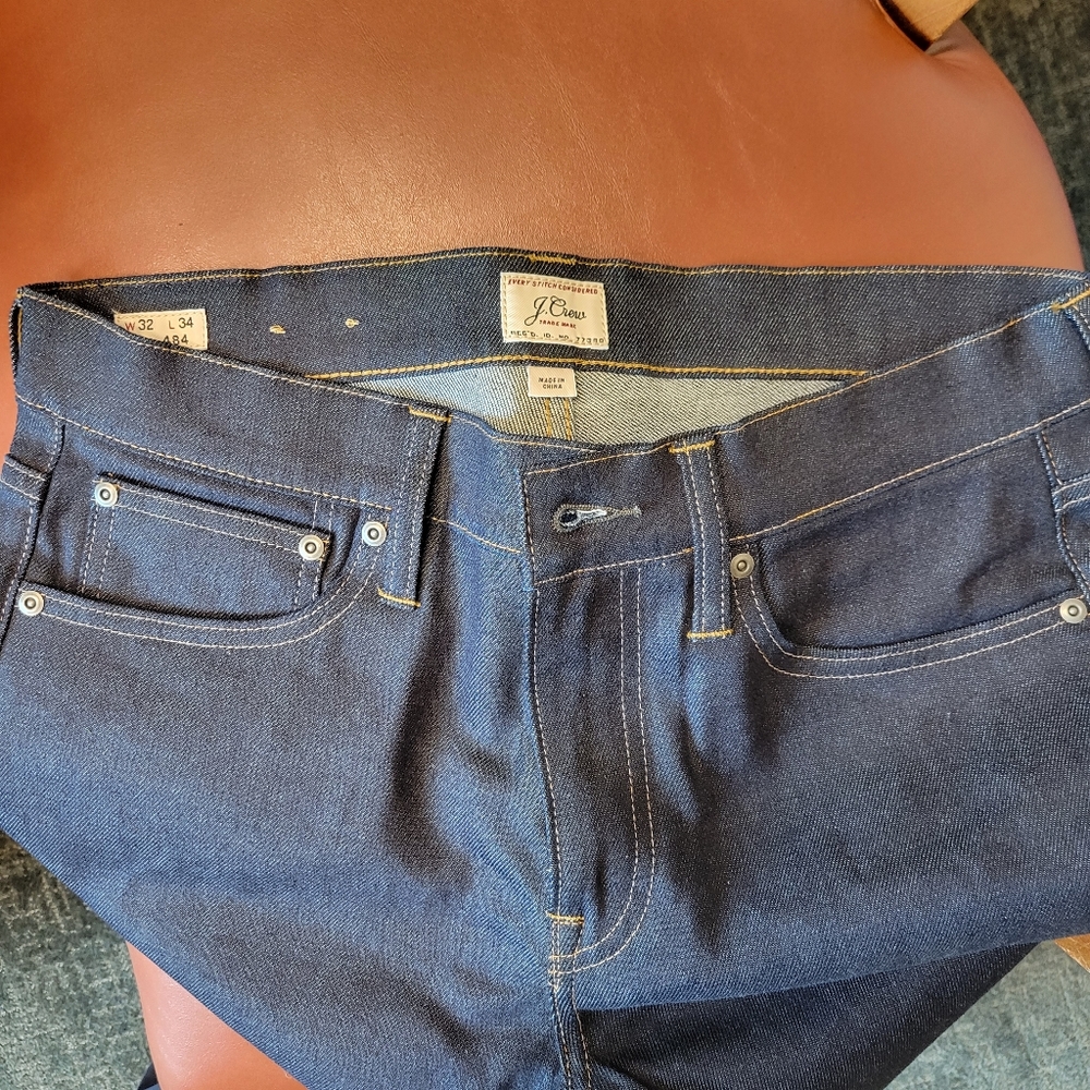 New J Crew men's 484 jeans 32 x 34
